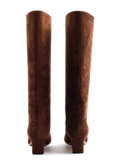 LOLA CRUZ - SUEDE BOOTS BROWN