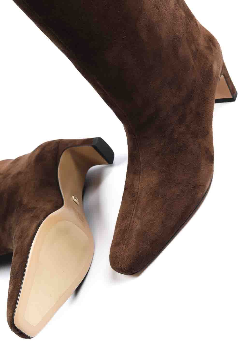 LOLA CRUZ - SUEDE BOOTS BROWN