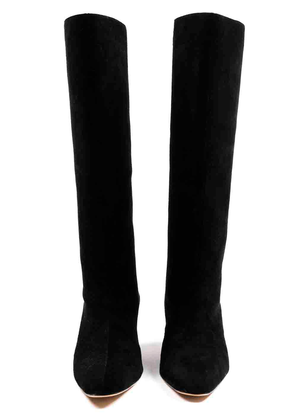 LOLA CRUZ - SUEDE BOOTS BLACK