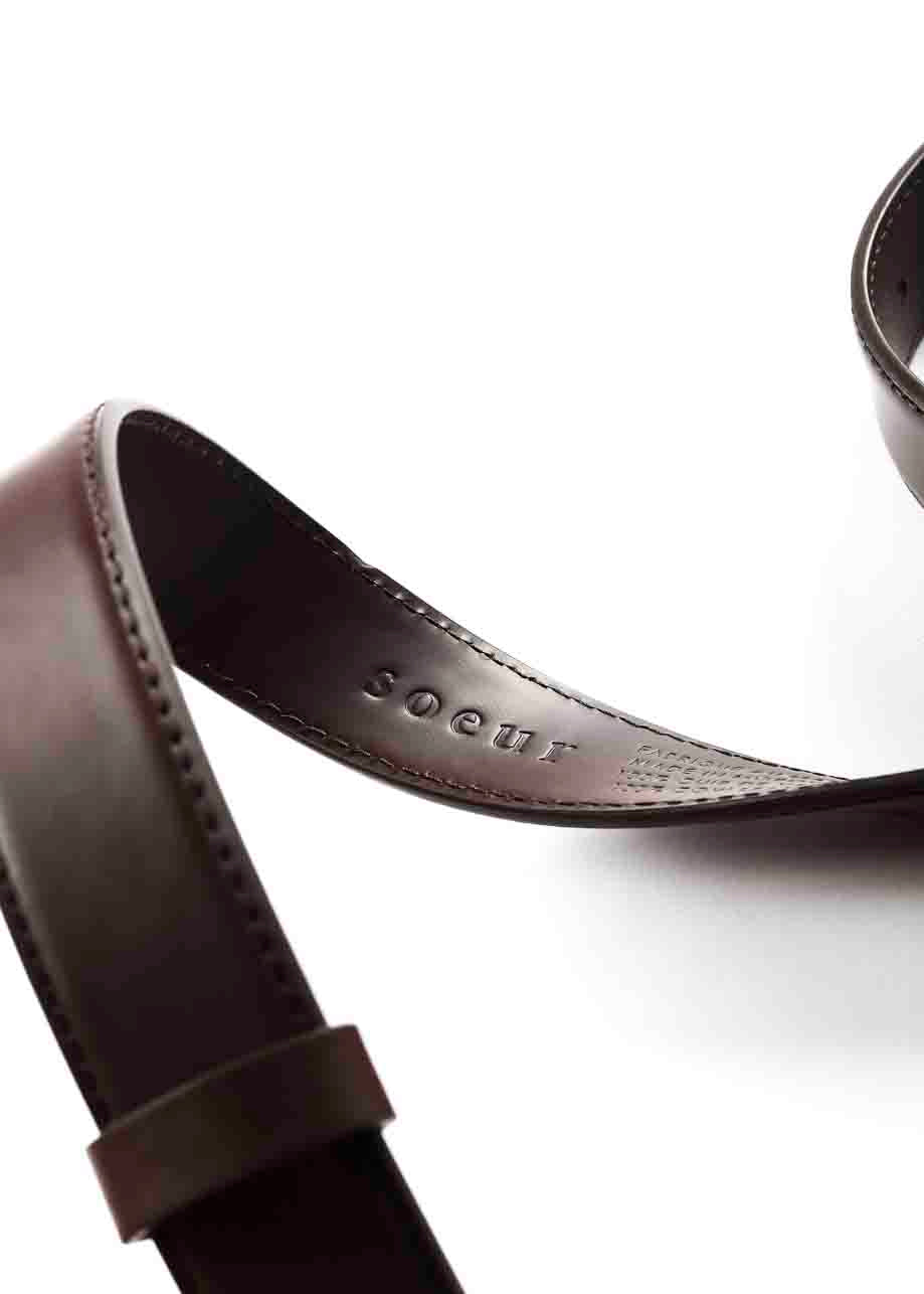 SOEUR - LEATHER LOGO BELT