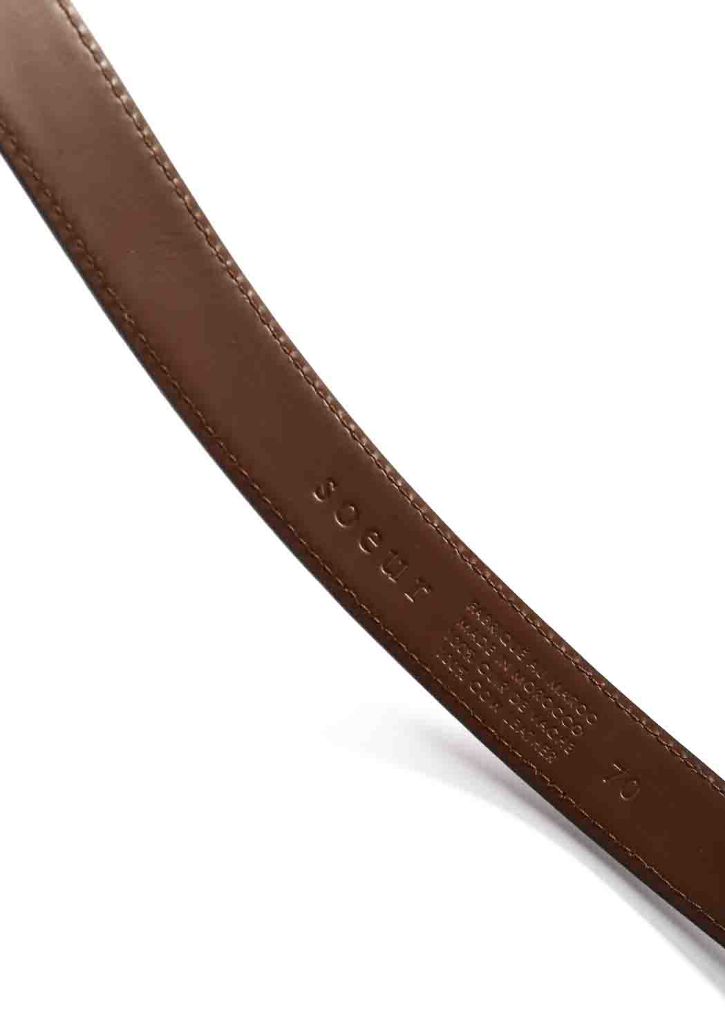 SOEUR - LEATHER LOGO BELT