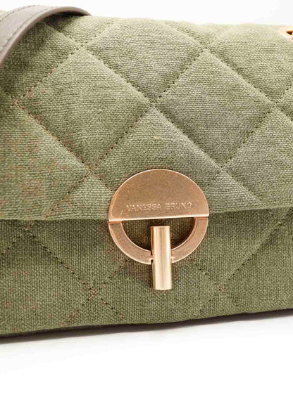 VANESSA BRUNO - MOON BAG KHAKI