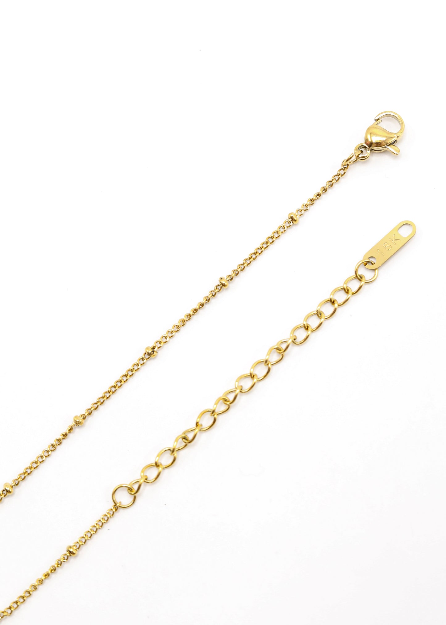 ATELIER CHAR.M - BUBBLE LETTER NECKLACE GOLD