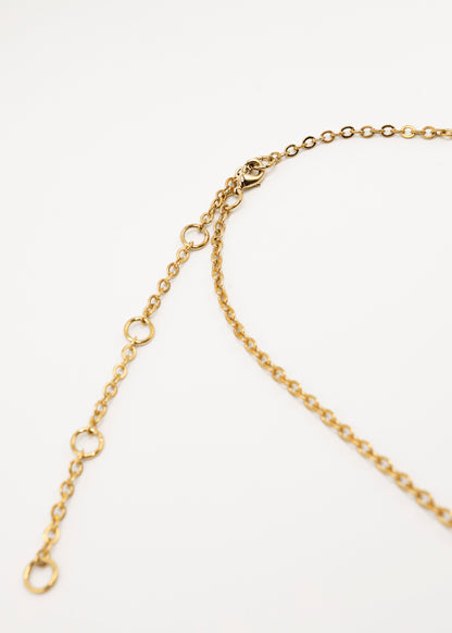 OCTOGONY - GOLD PLATED NECKLACE