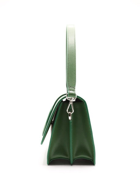 HOGAN - LEATHER HANDBAG GREEN