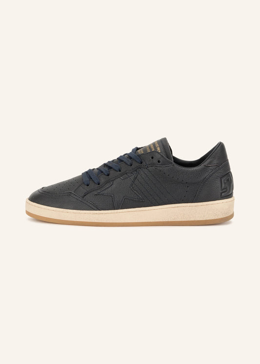 GOLDEN GOOSE - BALLSTAR LEATHER NAVY