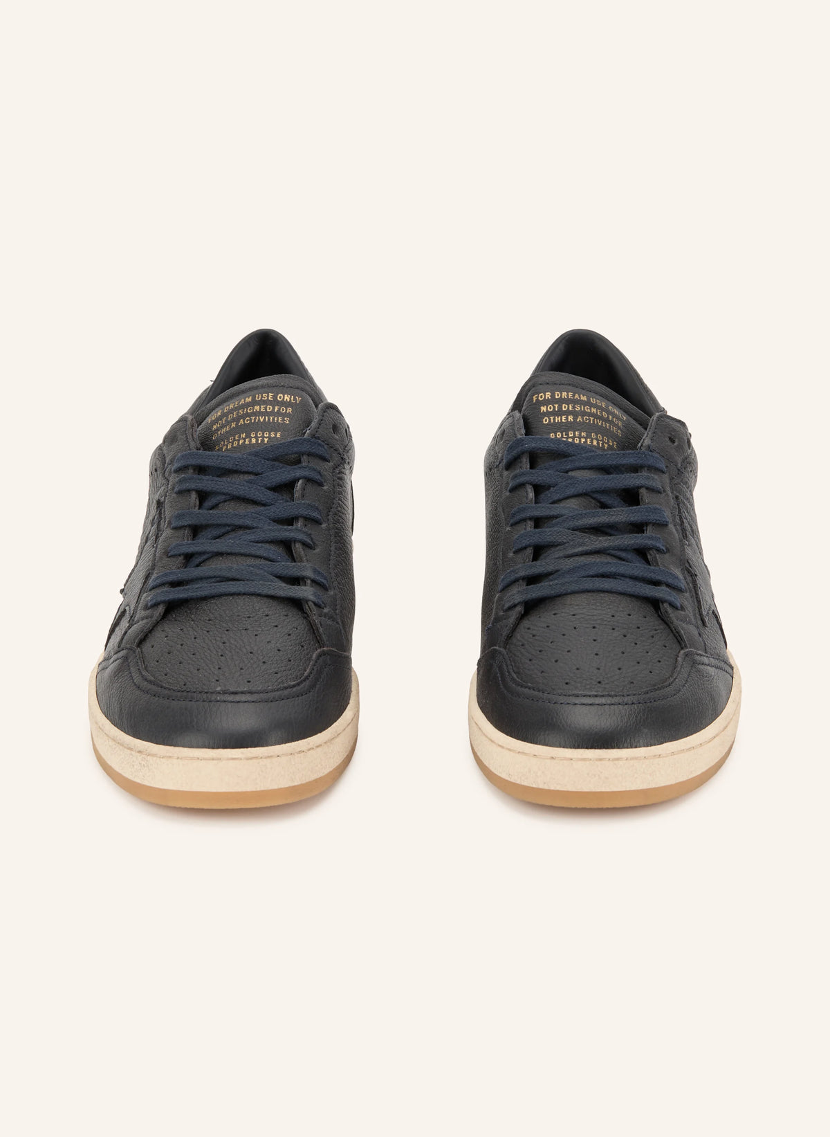 GOLDEN GOOSE - BALLSTAR LEATHER NAVY