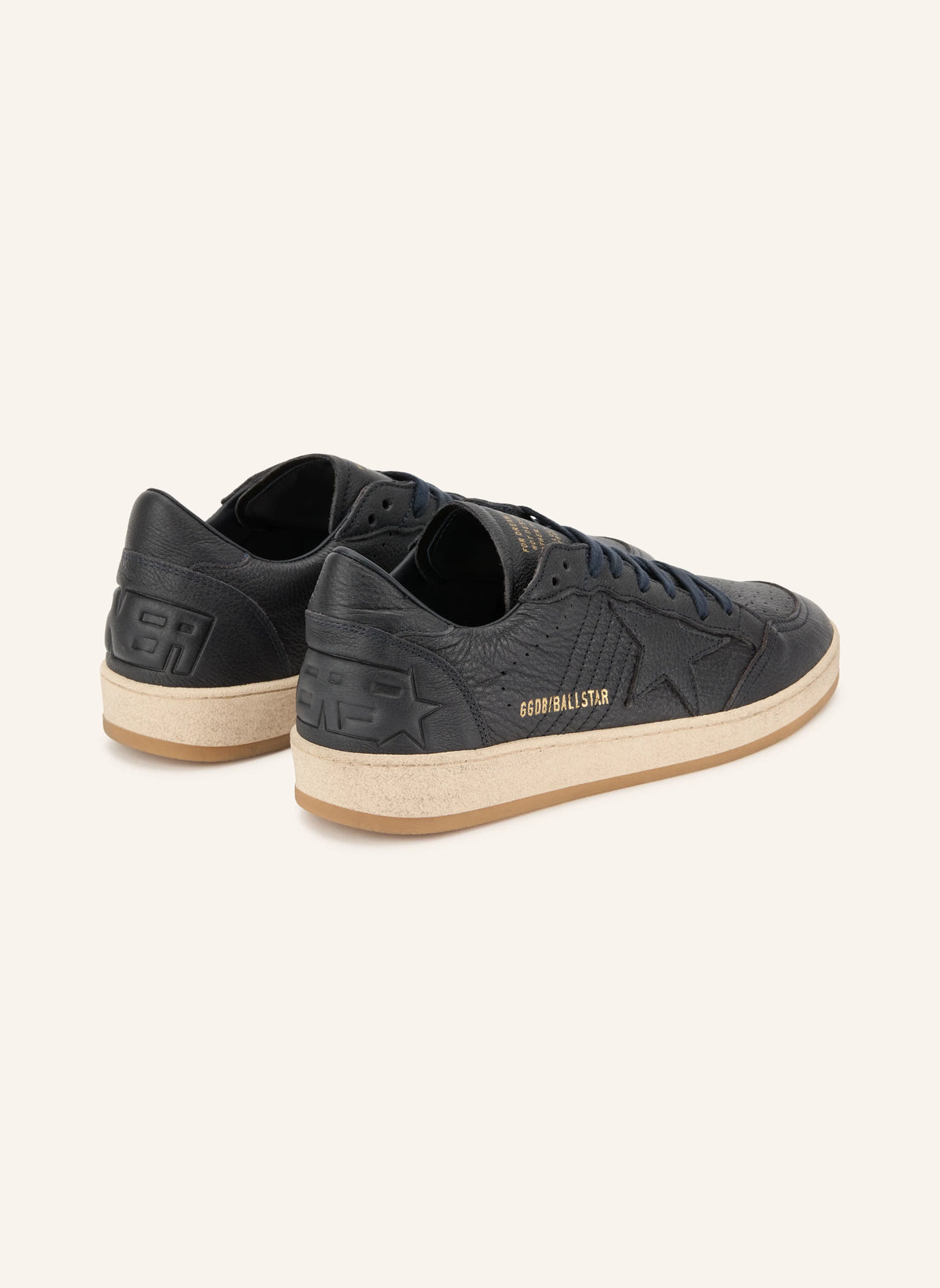 GOLDEN GOOSE - BALLSTAR LEATHER NAVY