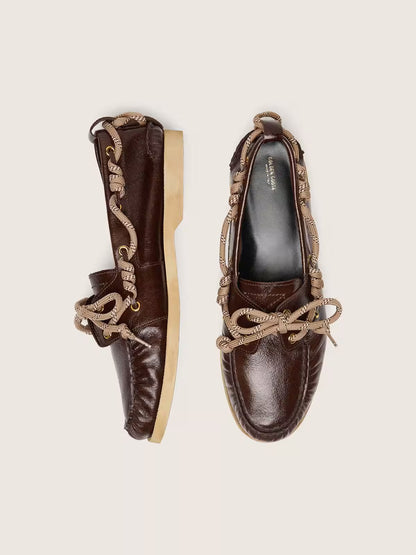 BOAT MOCASSIN BROWN