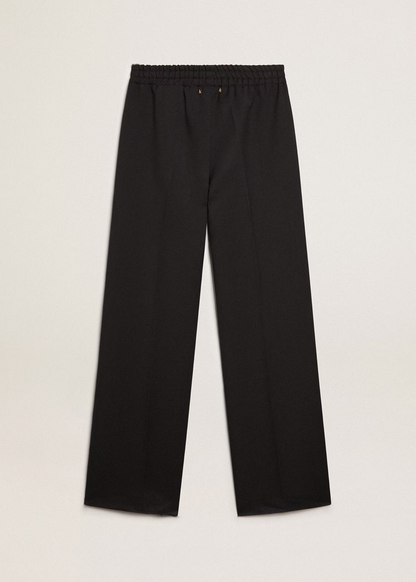GOLDEN GOOSE - PANTS ELASTIK GABARDINE BLUE