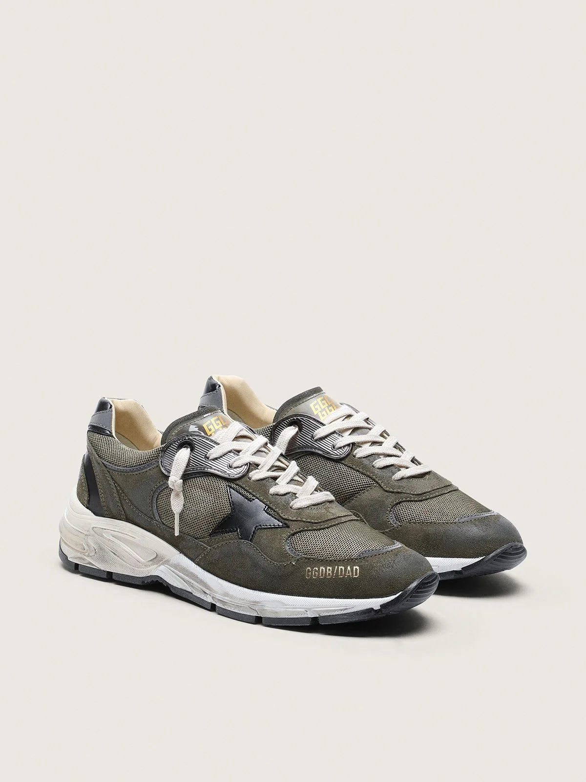 RUNNING DAD MESH/SUEDE DENIM/GREY