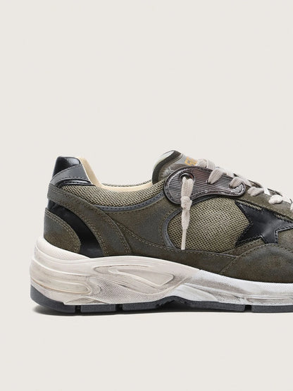 RUNNING DAD MESH/SUEDE DENIM/GREY