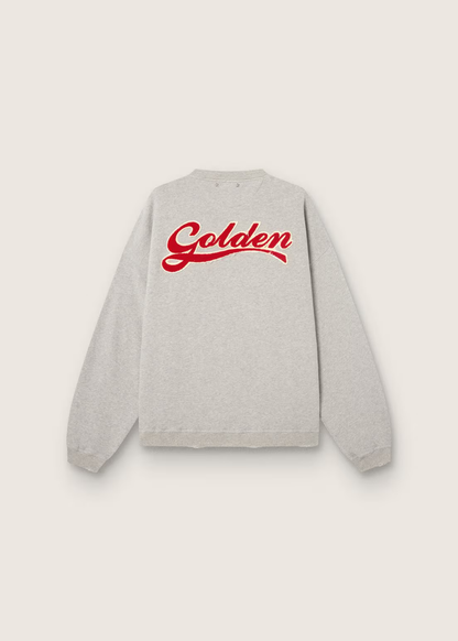 SWEATSHIRT OVERSIZED GARMENT GRIS MELANGE
