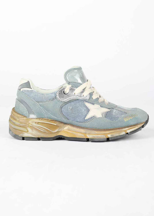 GOLDEN GOOSE - RUNNING DAD BLUE/ SILVER