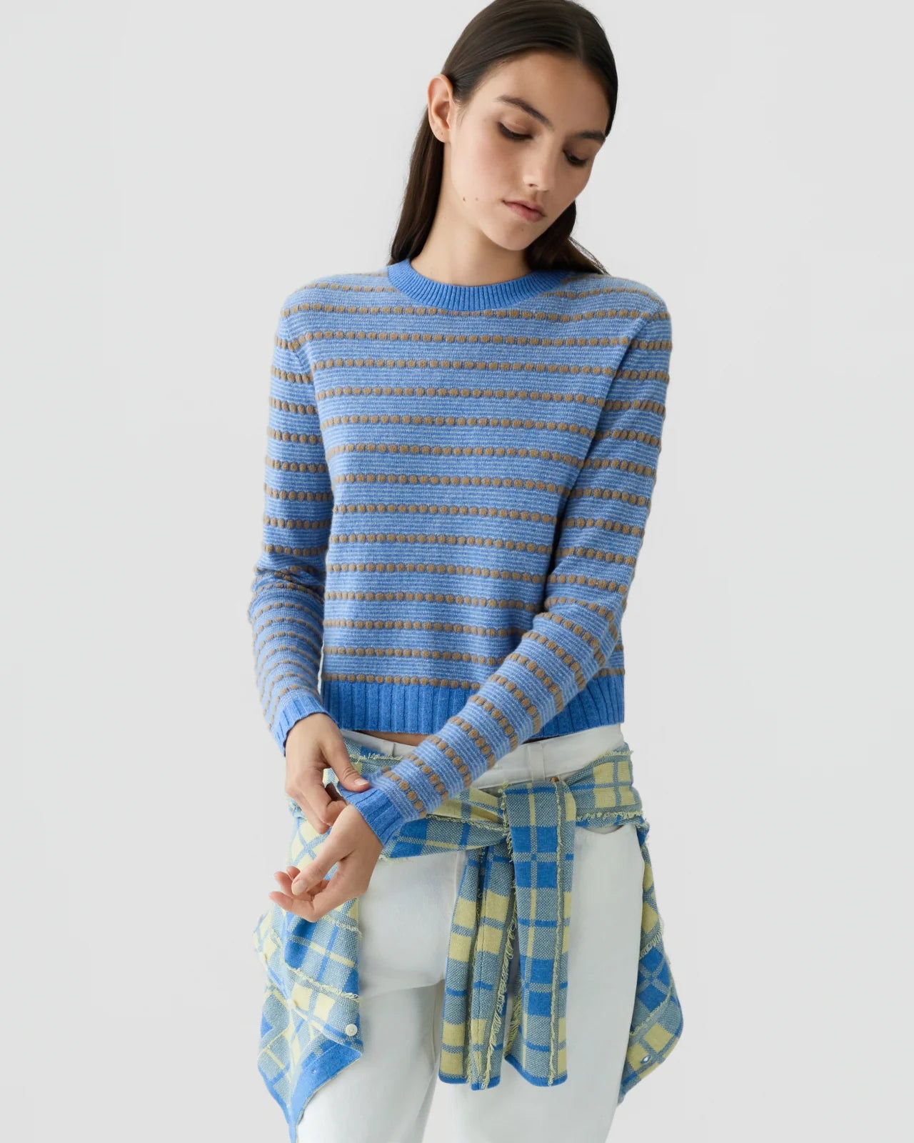 GUEST IN RESIDENCE - PEBBLE STRIPE RDC BLEU COMBO