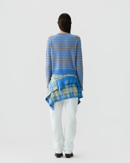 GUEST IN RESIDENCE - PEBBLE STRIPE RDC BLEU COMBO