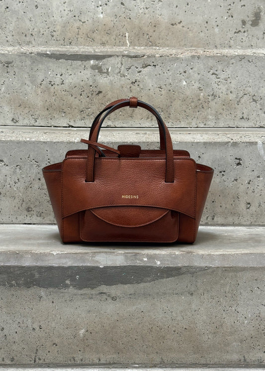 HIDESINS - FLAP S COGNAC