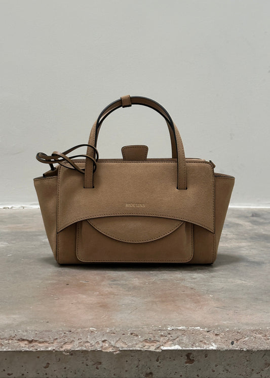 HIDESINS - FLAP S SUEDE CAMEL