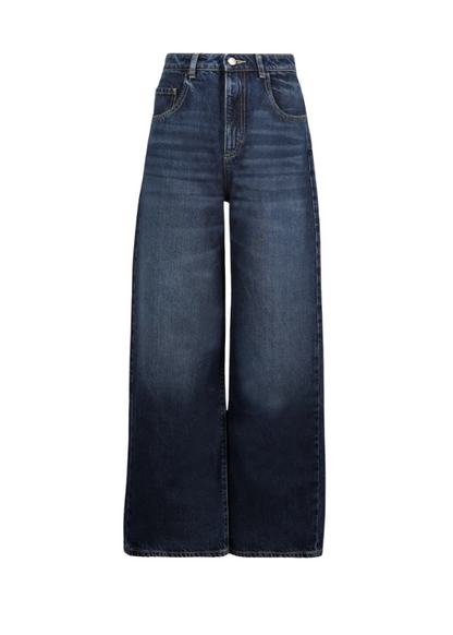 POPPY WIDE LEG DUSTY BLUE