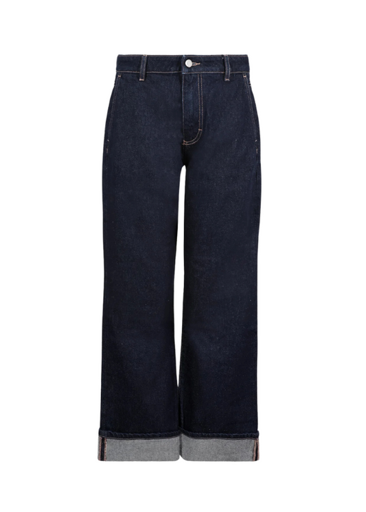 TINY OVERSIZED JEAN INDIGO
