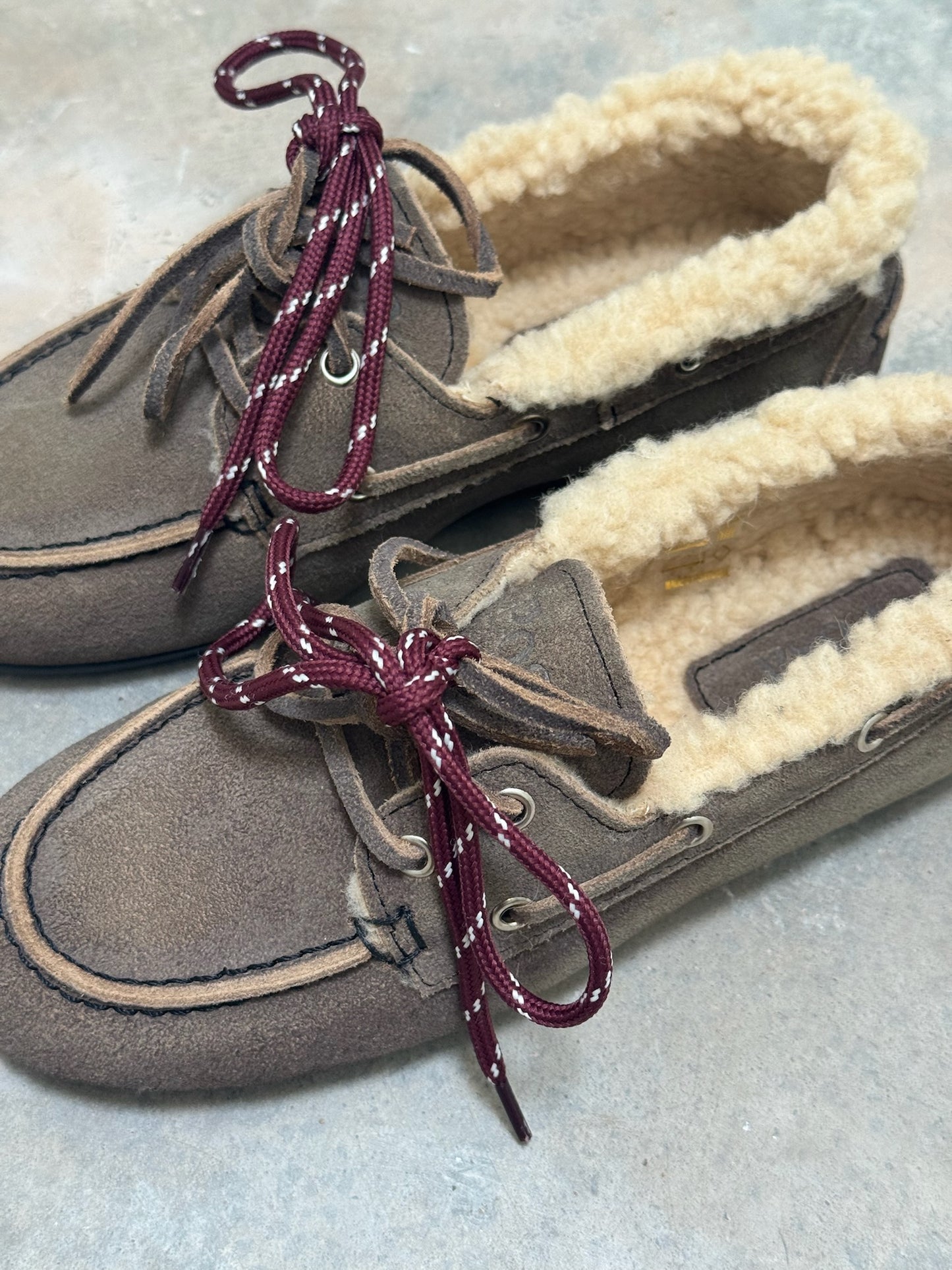 LOAFER BRUSCHED FUR GREY