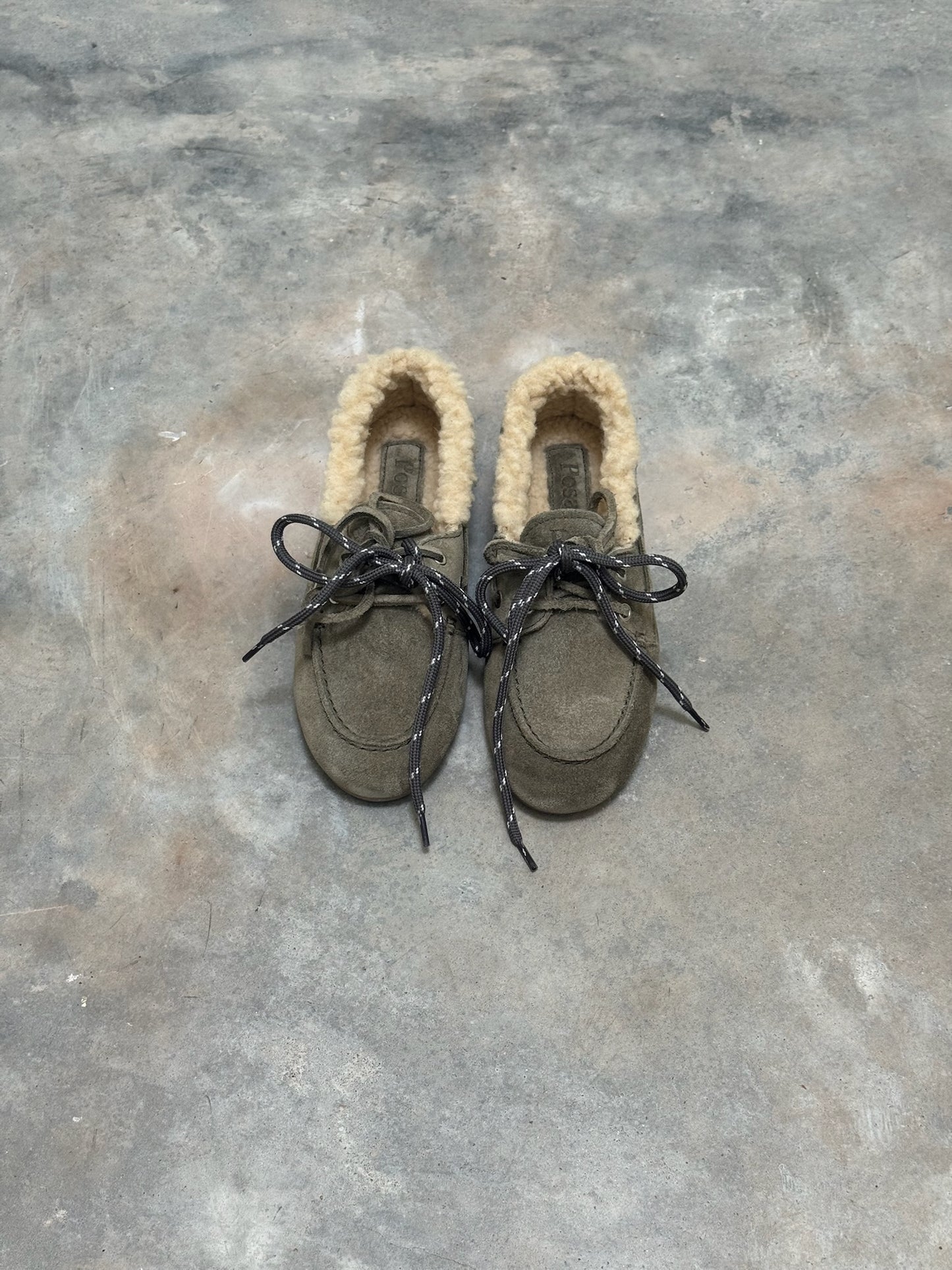 POSA - LOAFER BRUSHED FUR  KHAKI