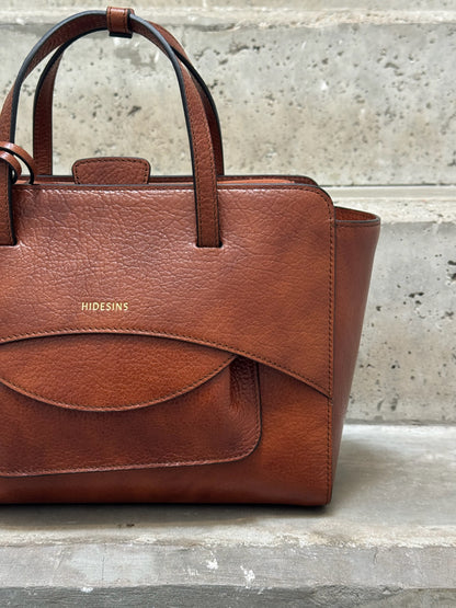 HIDESINS - FLAP M COGNAC