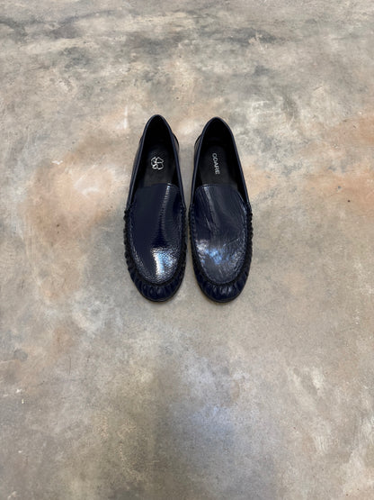ELENA LOAFER VERNIS BLEU