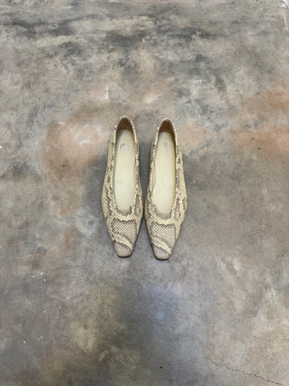 BILBAO BALLERINE SNAKE BEIGE