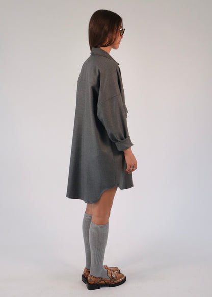 LIV THE LABEL - MARIANNE CHEMISE GREY