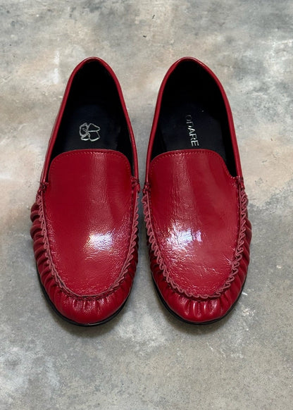 ODARE - ELENA LOAFER VERNIS ROSSO
