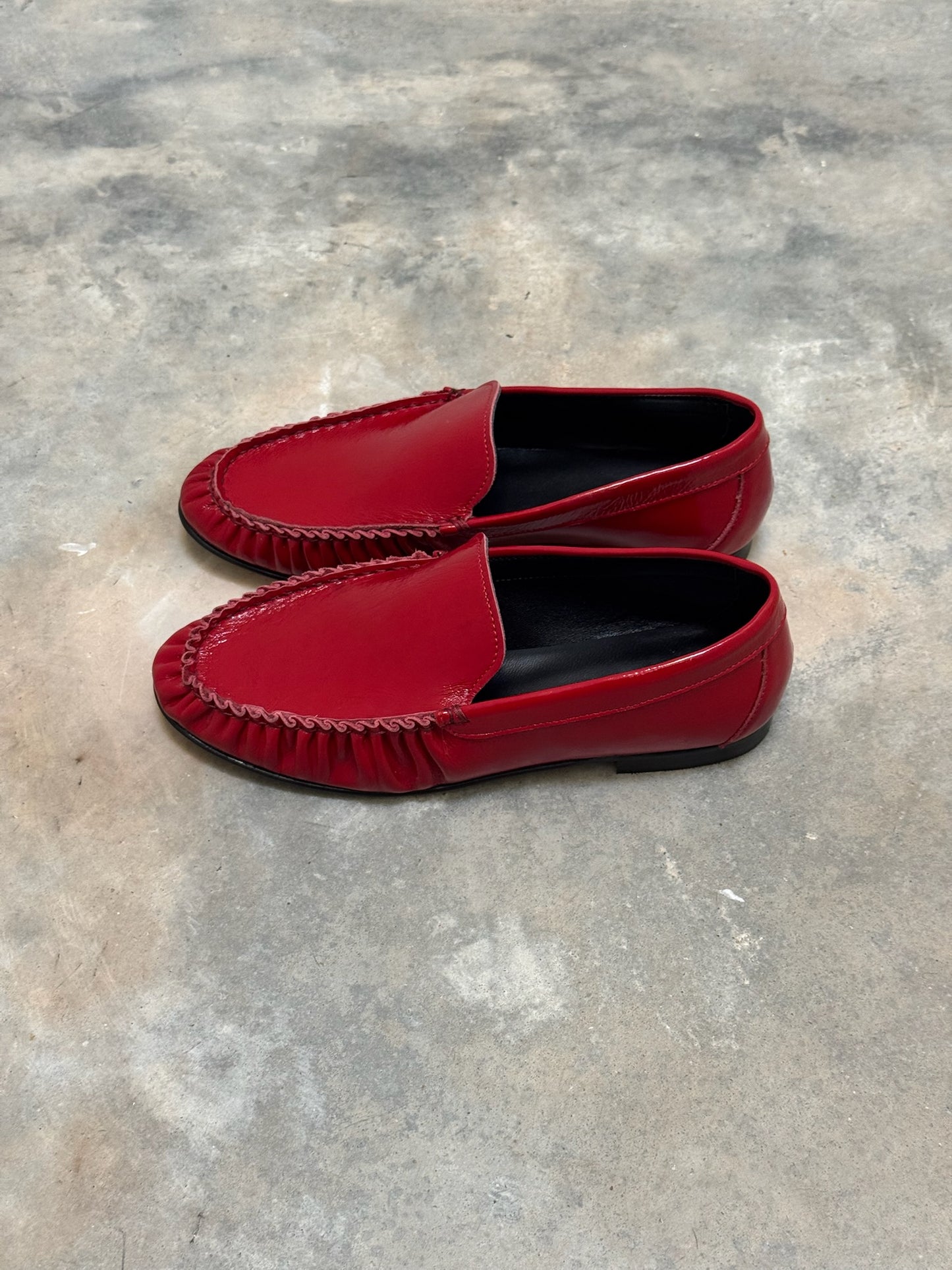 ODARE - ELENA LOAFER VERNIS ROSSO