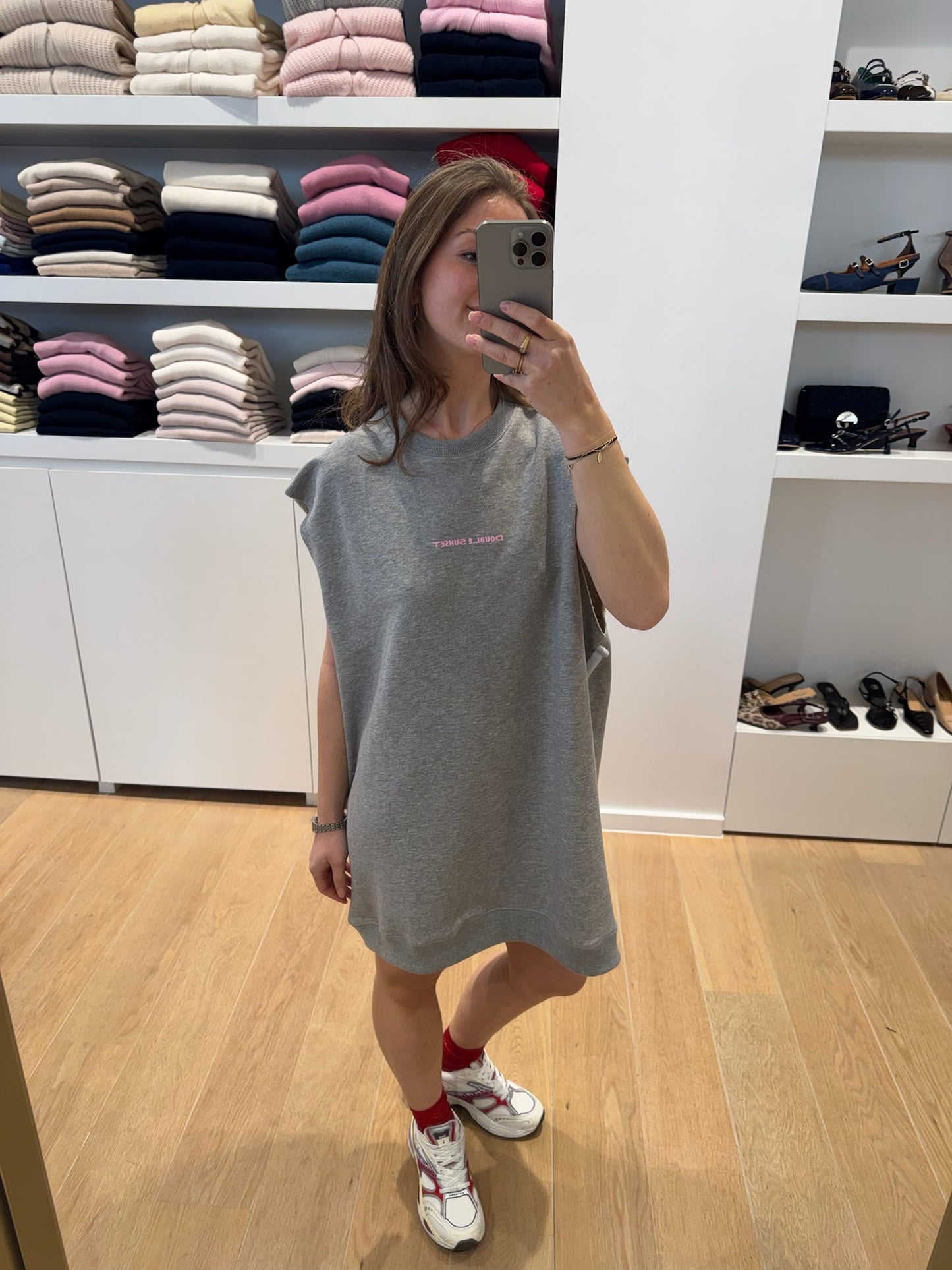 THE SWEAT DRESS GREY
