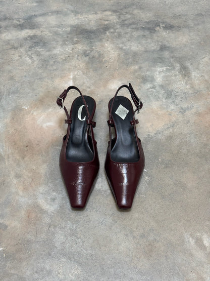 CARA ROSA - LAURA SLINGBACK BORDEAUX