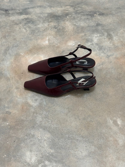 CARA ROSA - LAURA SLINGBACK BORDEAUX