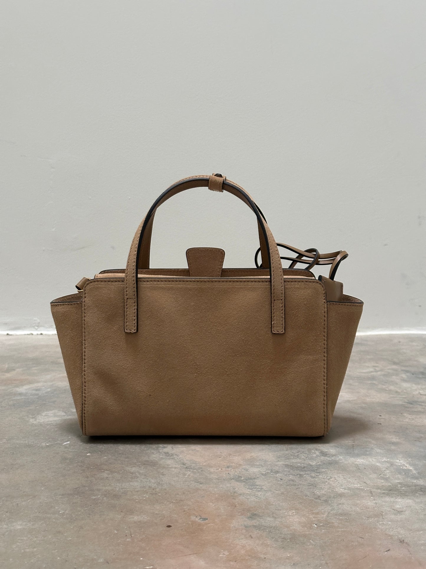 HIDESINS - FLAP S SUEDE CAMEL