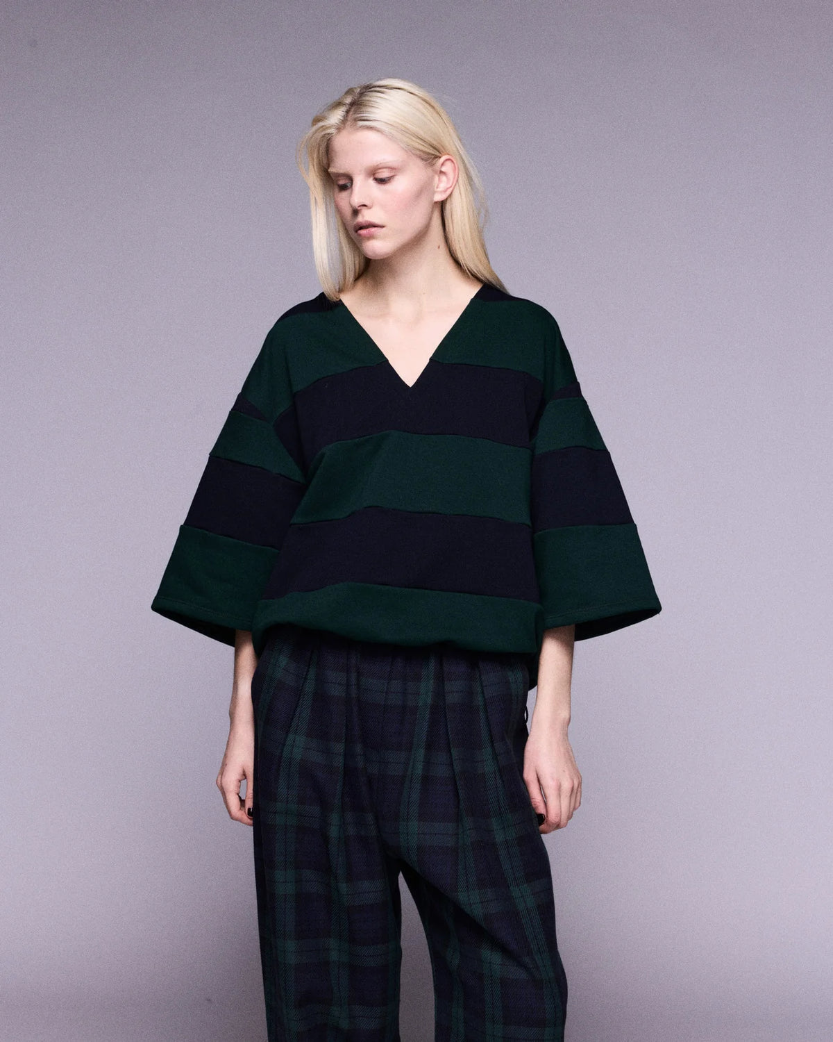ANDRE PANTS GREEN/BLUE