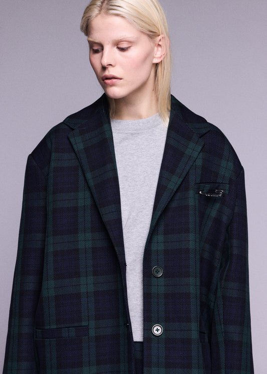 JOHNY - LOLA BLAZER GREEN/BLUE