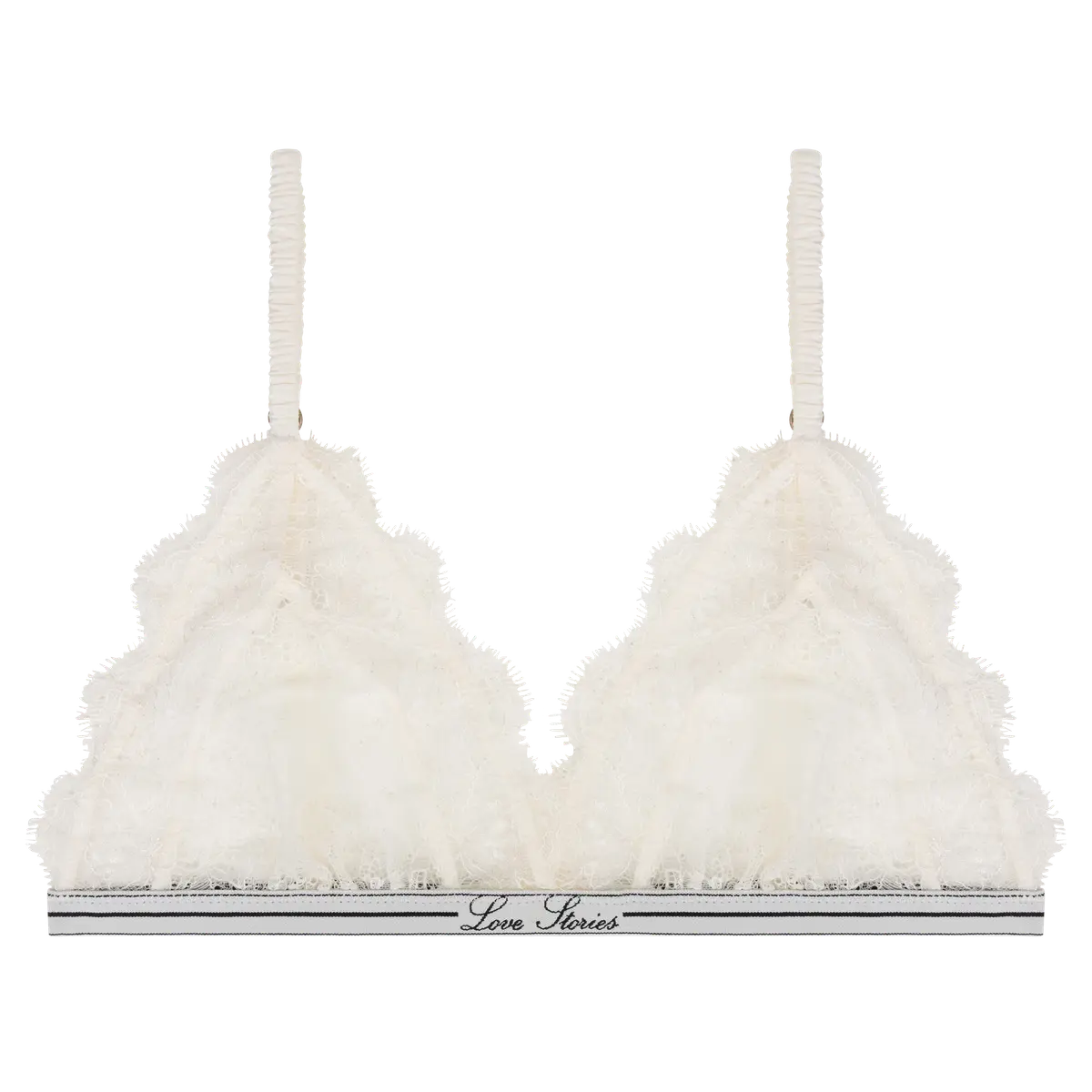LOVE STORIES - LOVE LACE BH WHITE