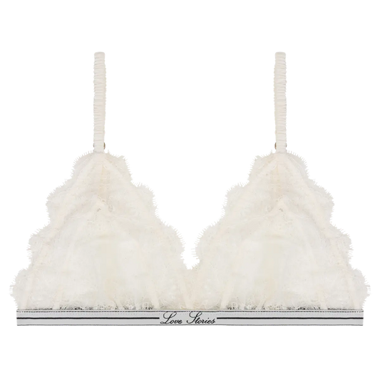 LOVE STORIES - LOVE LACE BH WHITE
