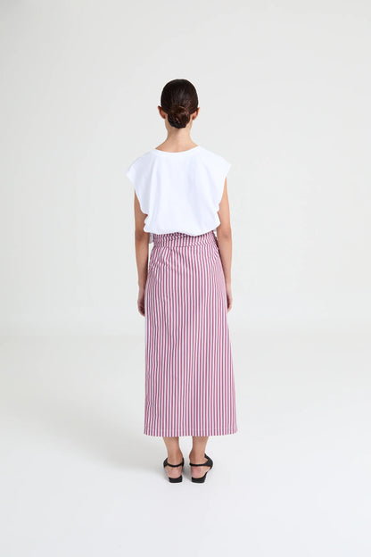 PIXIE SKIRT PINK/BOURUNDY