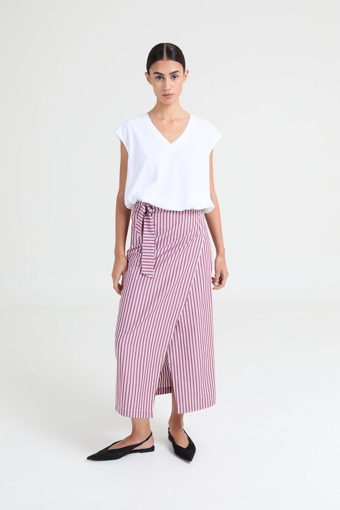 PIXIE SKIRT PINK/BOURUNDY