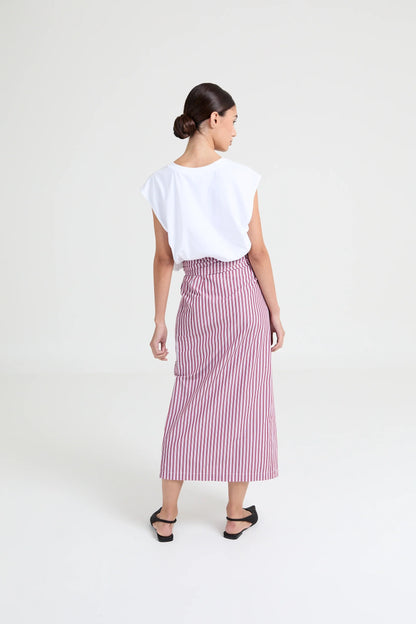 PIXIE SKIRT PINK/BOURUNDY