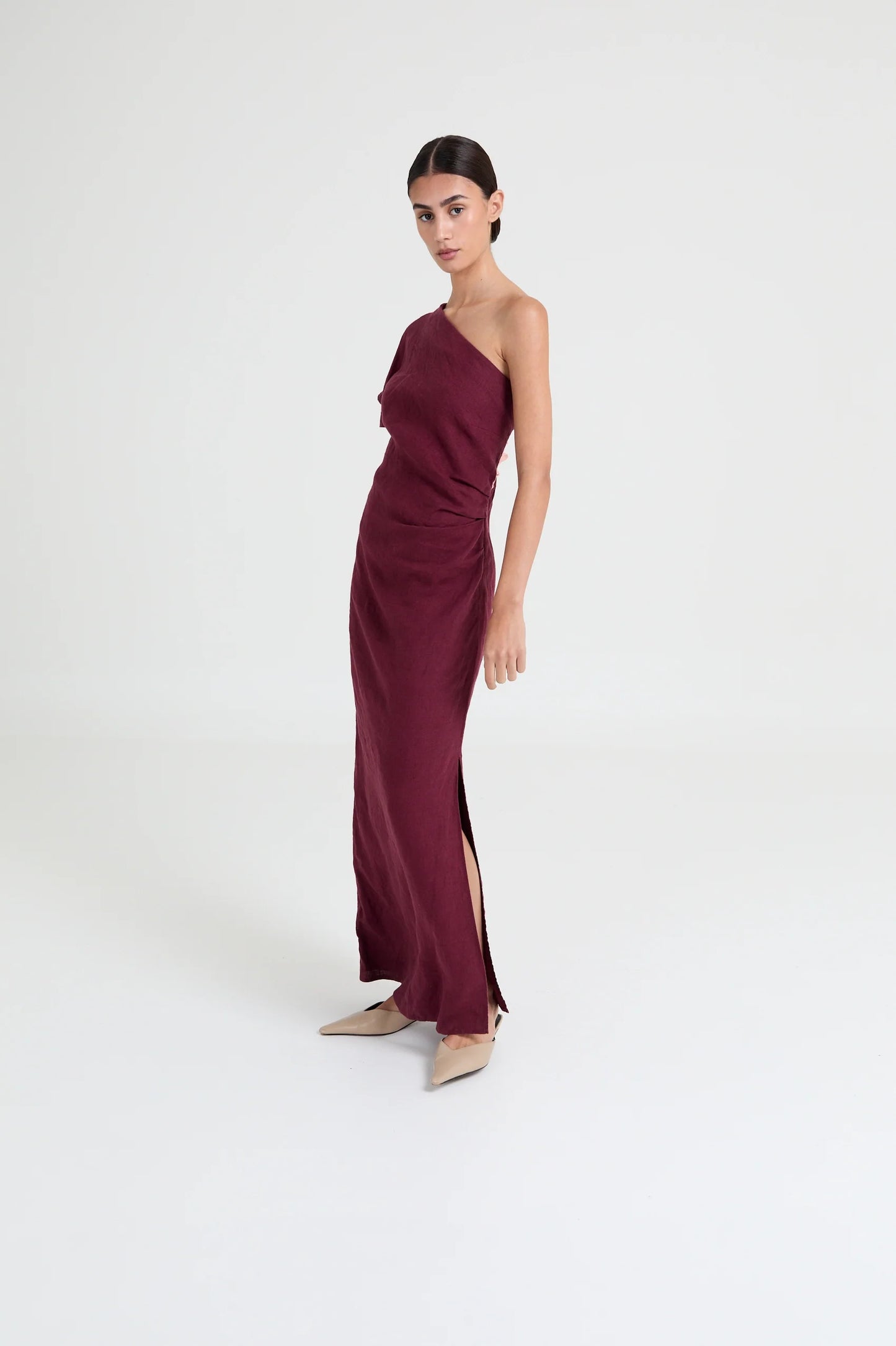 LIV THE LABEL - SASHA DRESS LONG RED