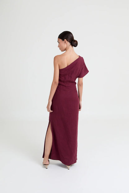 LIV THE LABEL - SASHA DRESS LONG RED