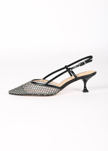 Lola Cruz carmen slingback black side