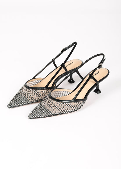 Lola Cruz carmen slingback black side