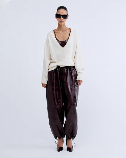LOVE STORIES - FRAN FAUX LEATHER PANTS