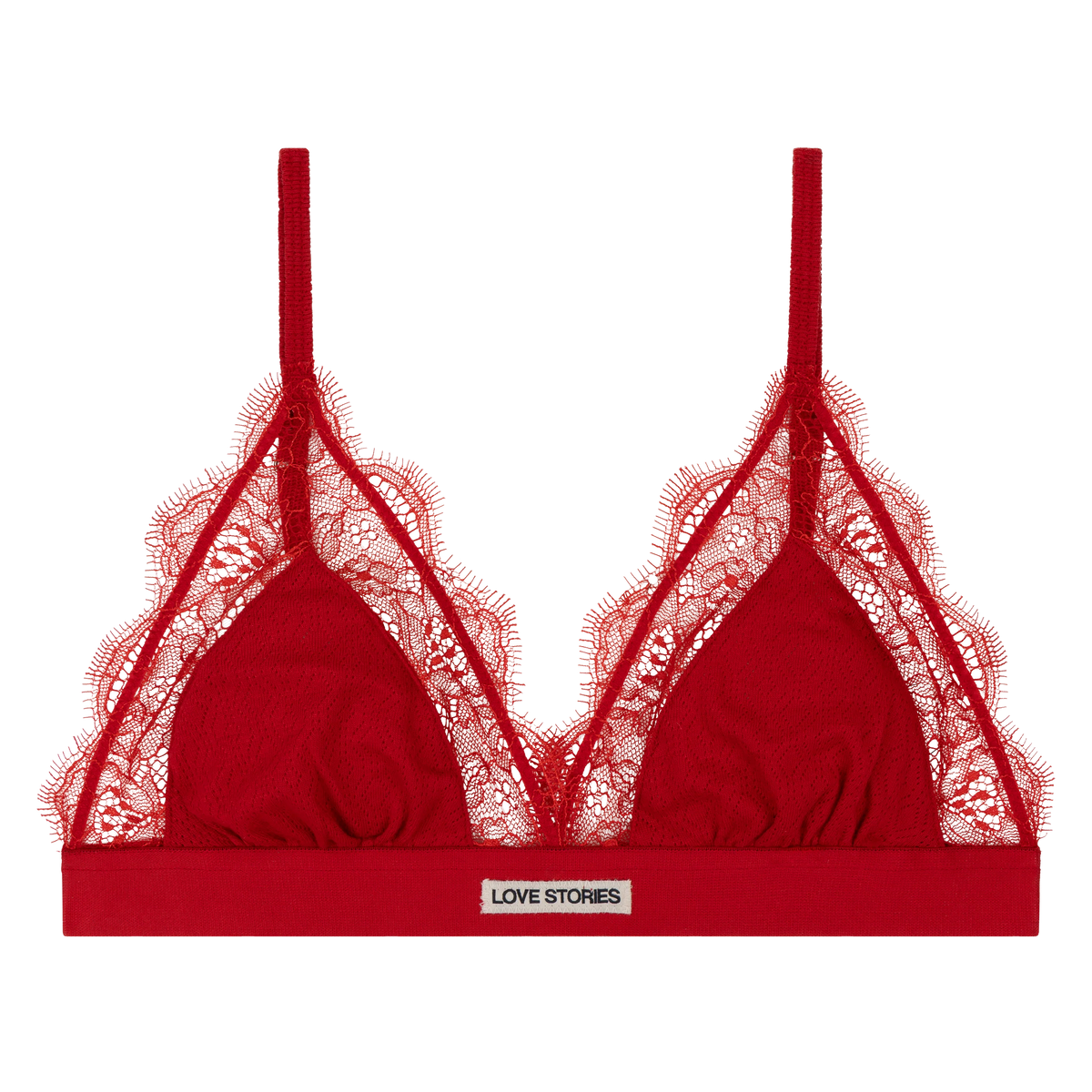 LOVE STORIES - LOVE LACE BH RED