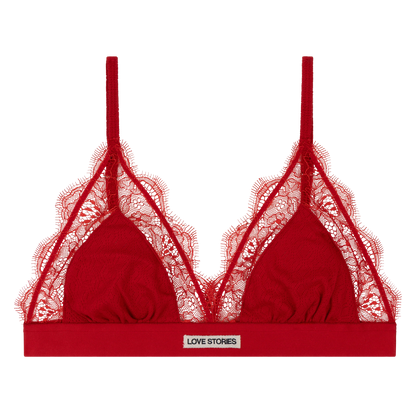 LOVE STORIES - LOVE LACE BH RED